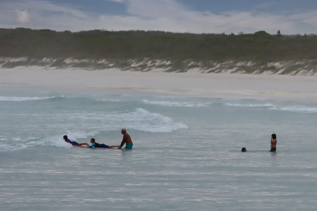 Surf in Tortuga Bay beach